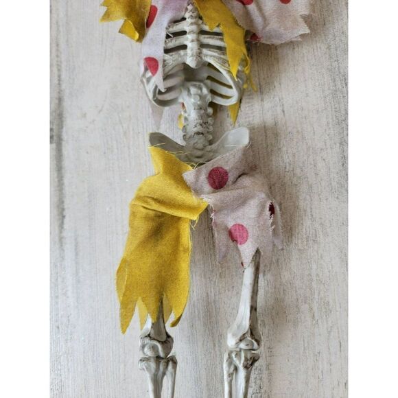 Paper magic 2010 hanging Halloween skeleton clown AS IS prop Decor home scary - Picture 3 of 10